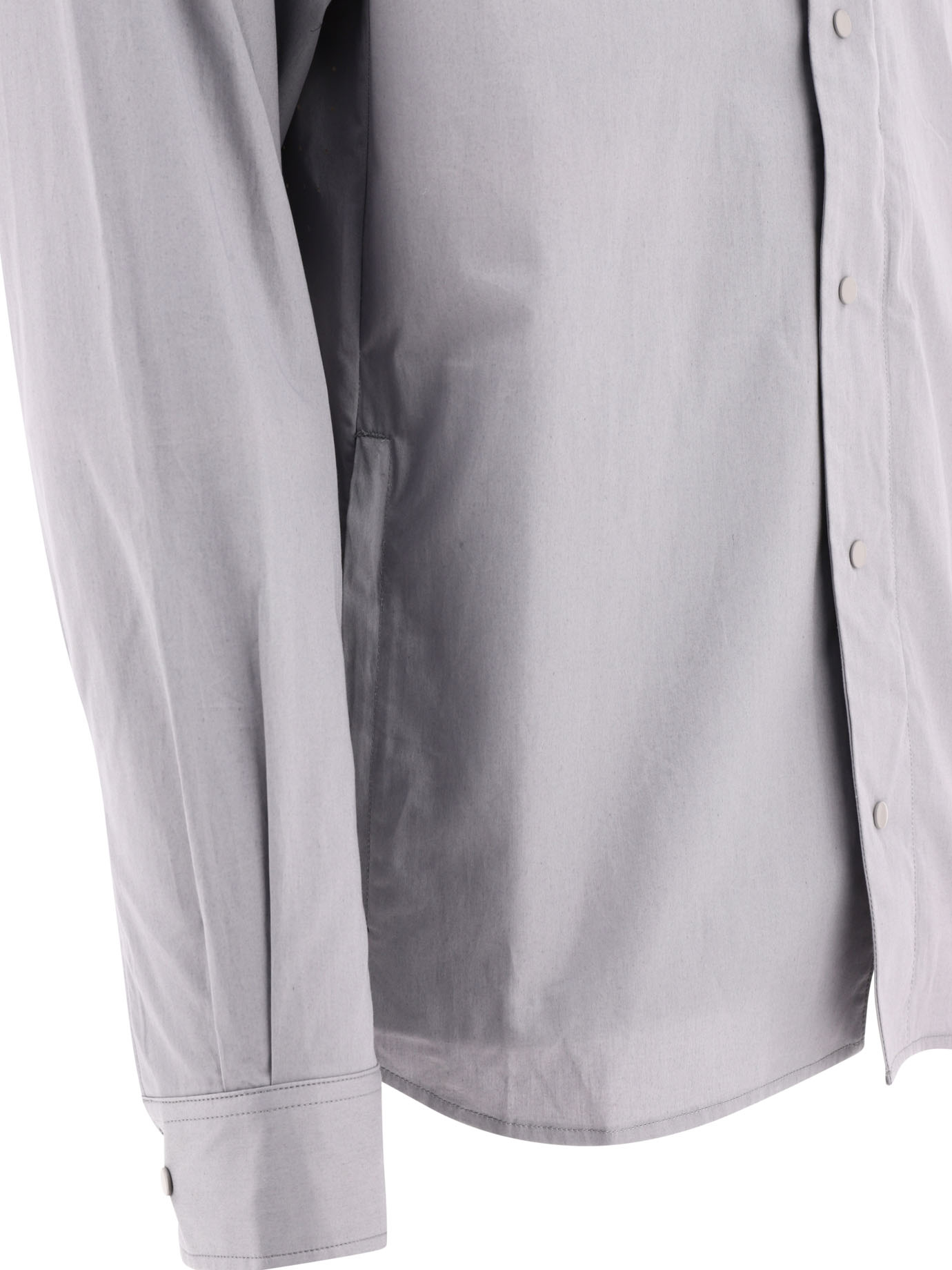 C.P. COMPANY Grey Gabardine shirt